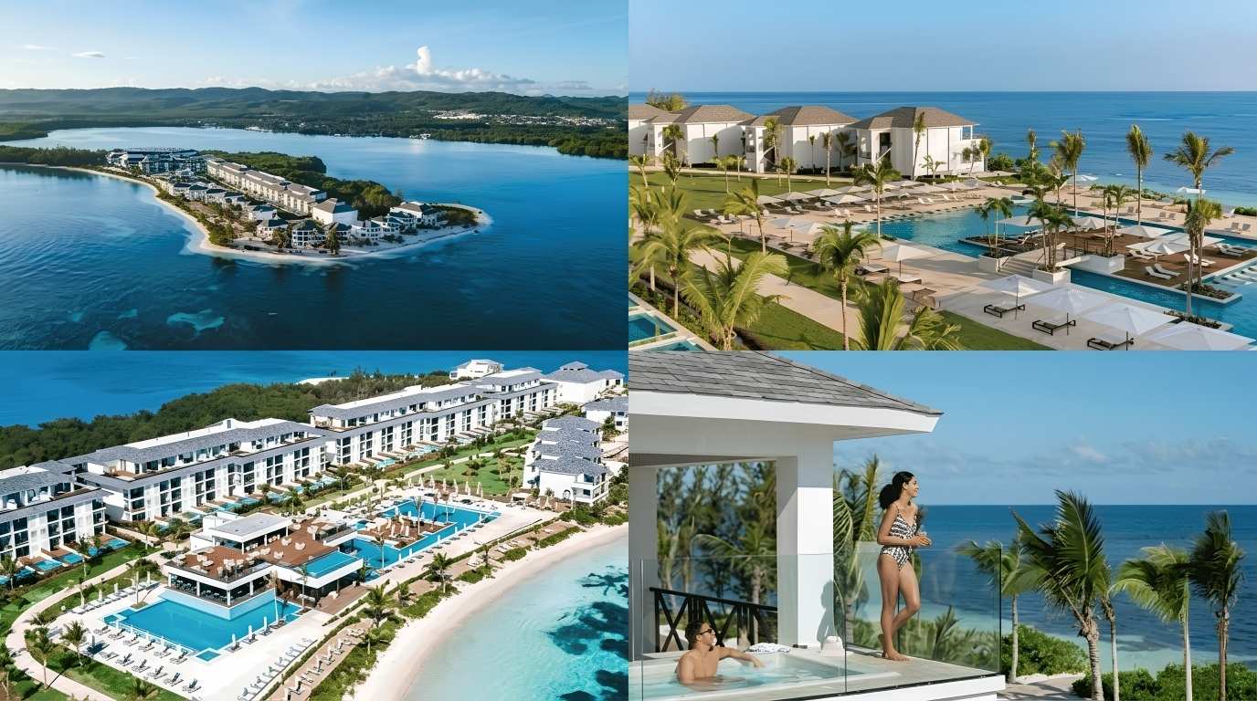 Excellence Oyster Bay in Montego Bay, an adults only five star resort in Jamaica with private peninsula views