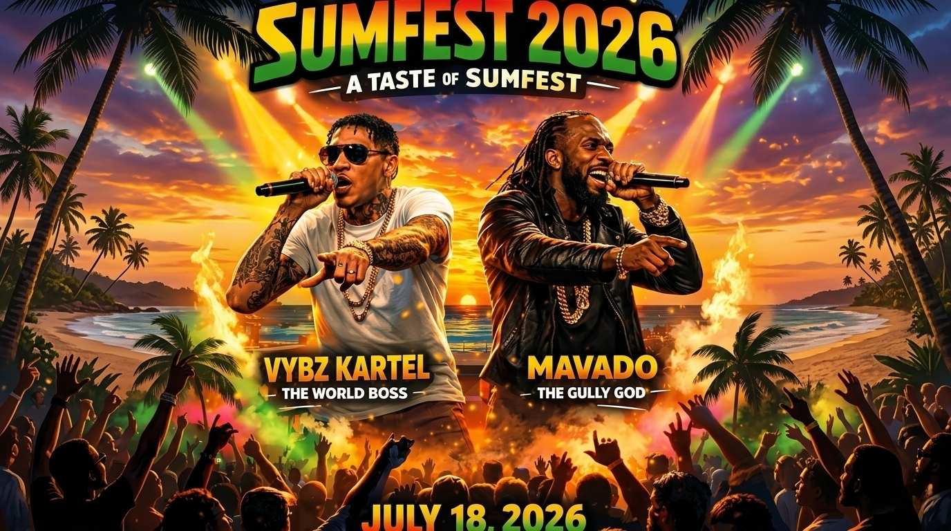 Night reggae concert at Reggae Sumfest, a top Jamaica festival, with live music and family-friendly vibes.