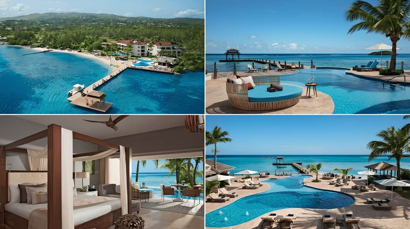 Zoetry Montego Bay, a wellness-focused five star resort in Jamaica with spa services and peaceful beachfront