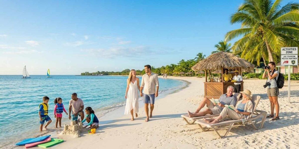 How Safe Is Negril Jamaica for Different Travelers? Families, couples, and solo tourists enjoying Negril.